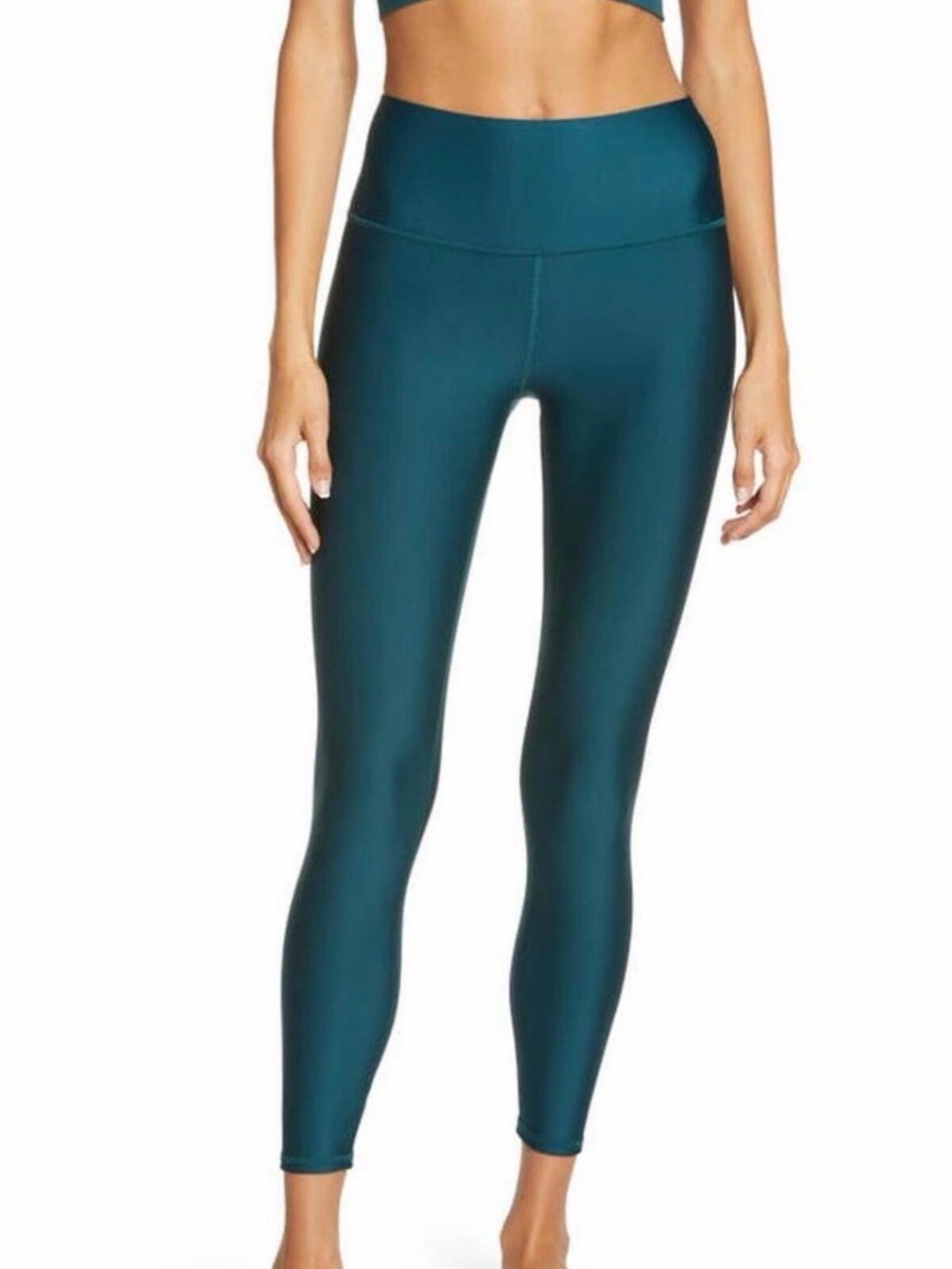 XS ALO Yoga Teal High-Rise Leggings